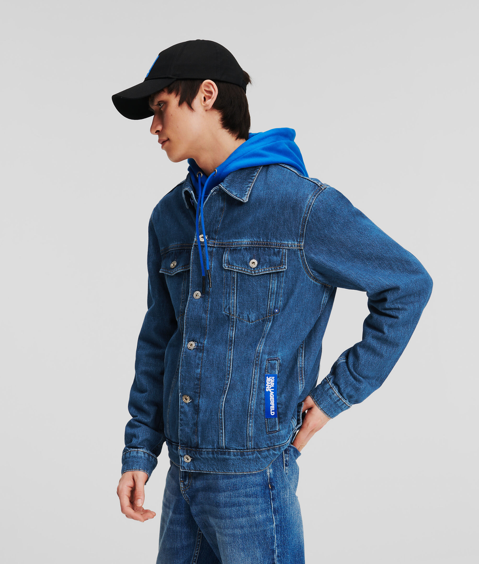 (image for) Handcrafted KLJ REGULAR-FIT DENIM JACKET